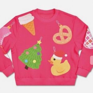 iScream girls ornament sweatshirt sweater large 14